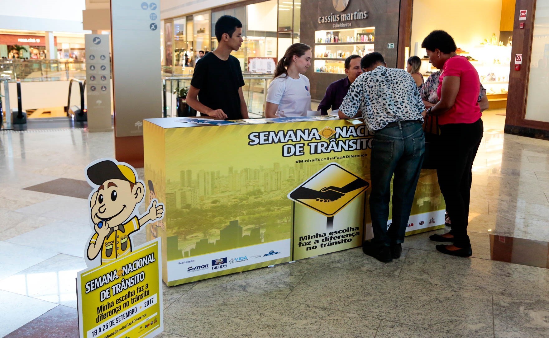 Bom humor e informação com foco no uso correto das vagas preferenciais de estacionamento