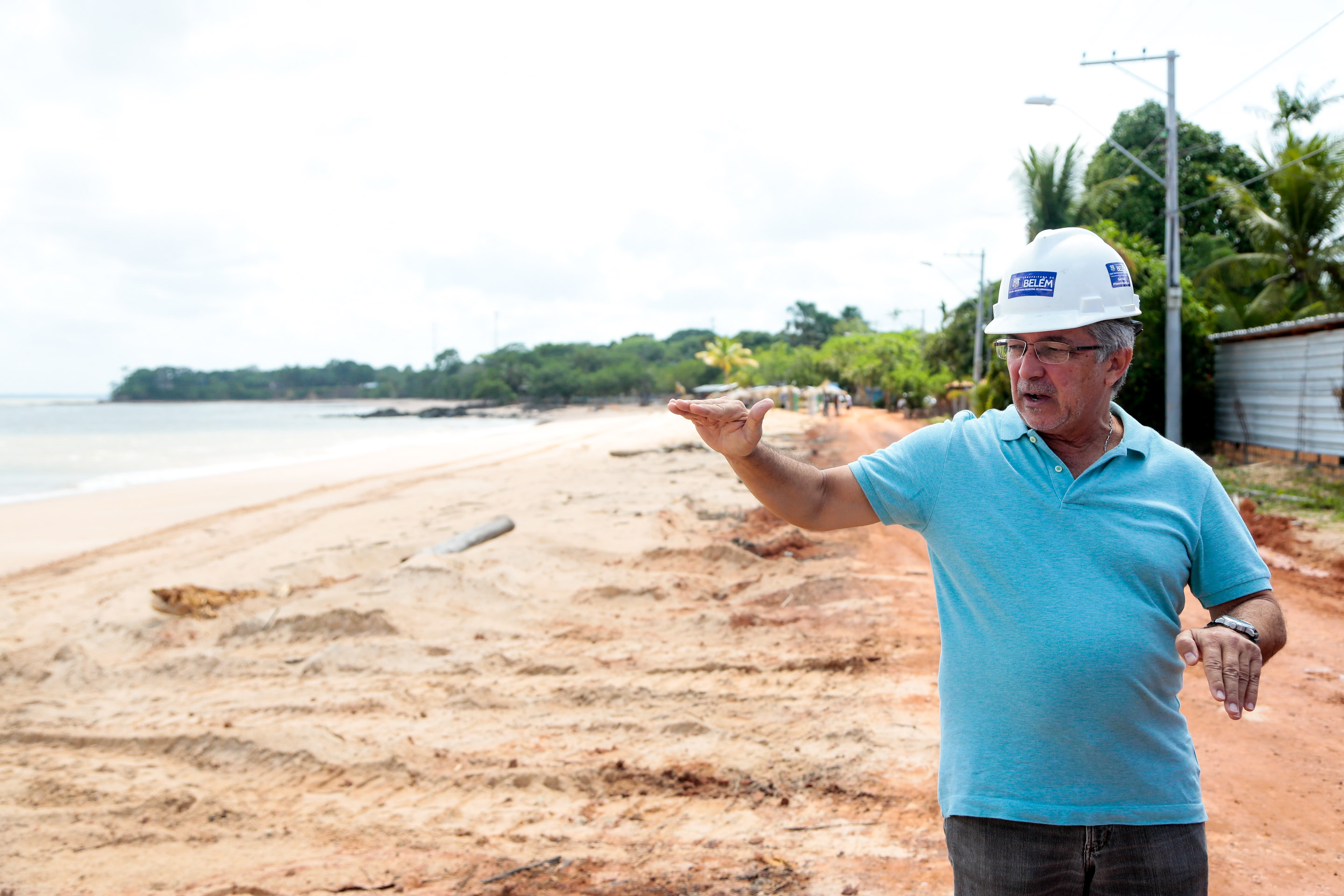 Obras de construção do muro de arrimo de Mosqueiro começam pelo Marahu