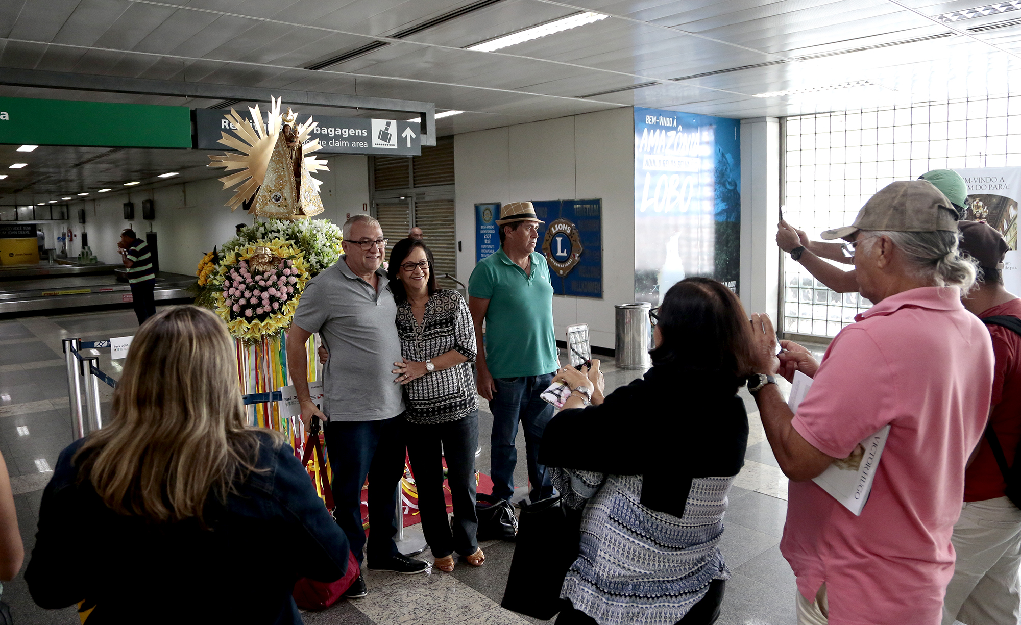 Receptivo da Belemtur encanta passageiros no Aeroporto de Val-de-Cães