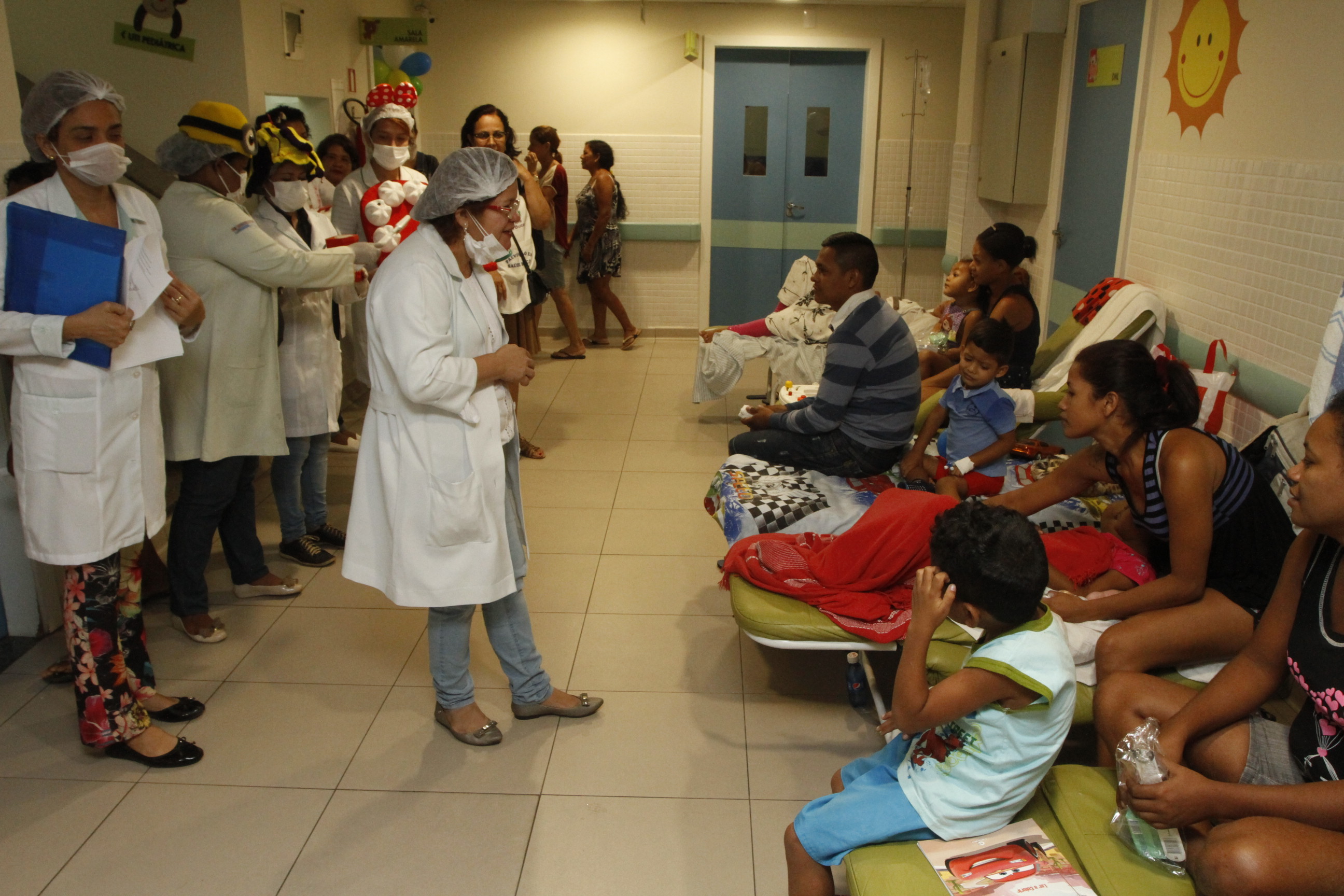 Pacientes do Hospital de Pronto Socorro Mário Pinotti festejam Semana da Criança