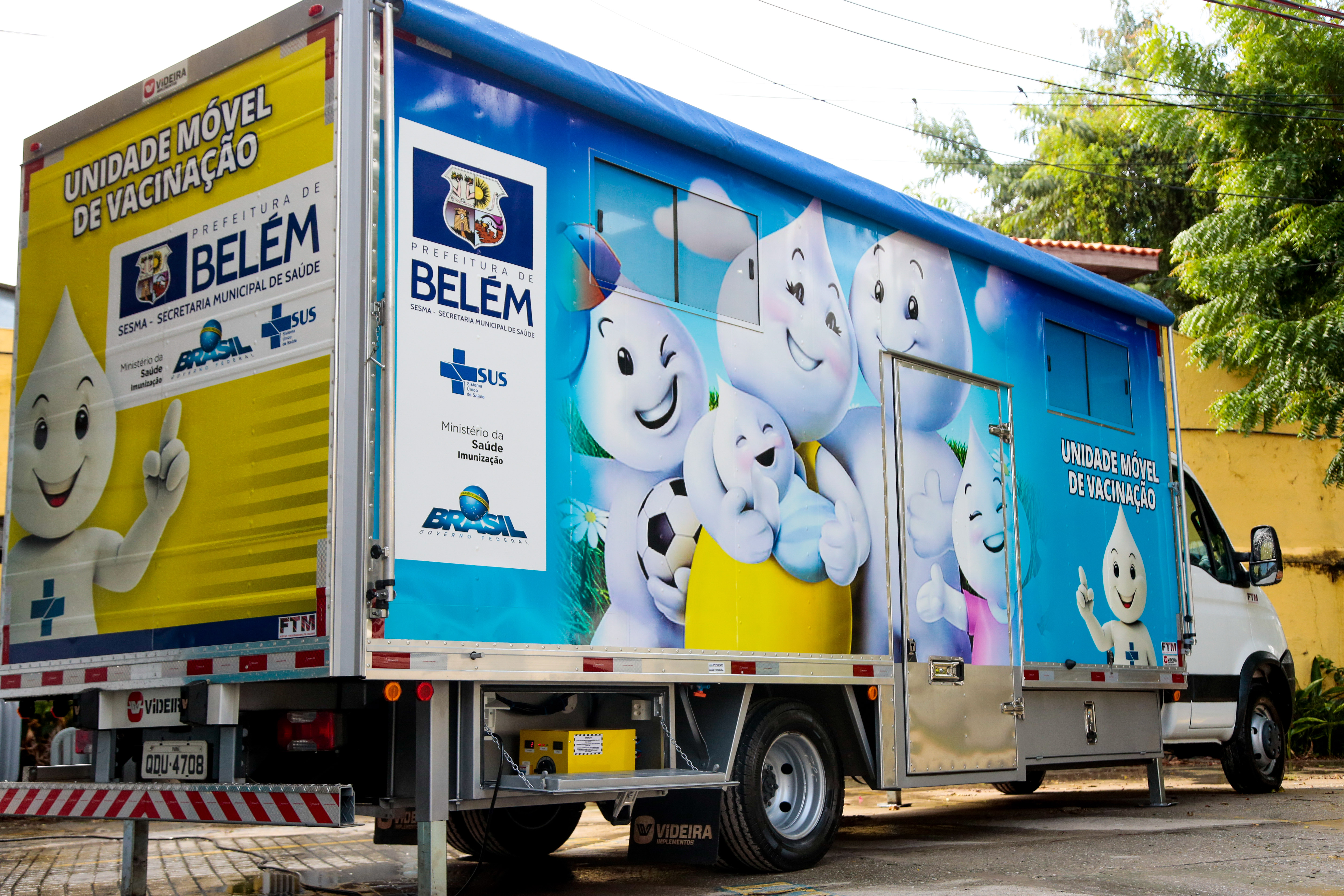 Belém ganha unidade móvel de vacinação para atender a população dentro das comunidades