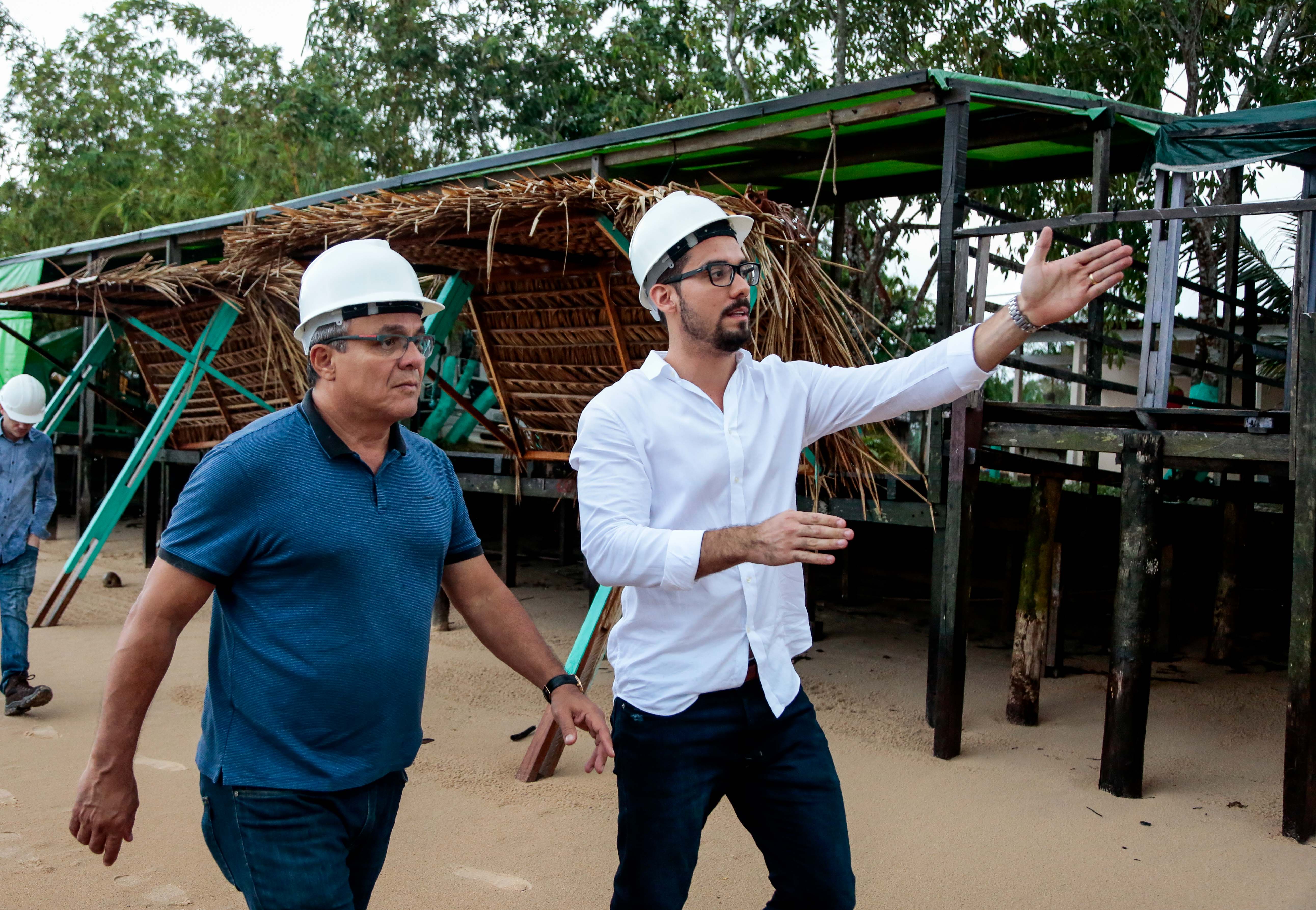 Obras na orla de Mosqueiro seguem em ritmo acelerado