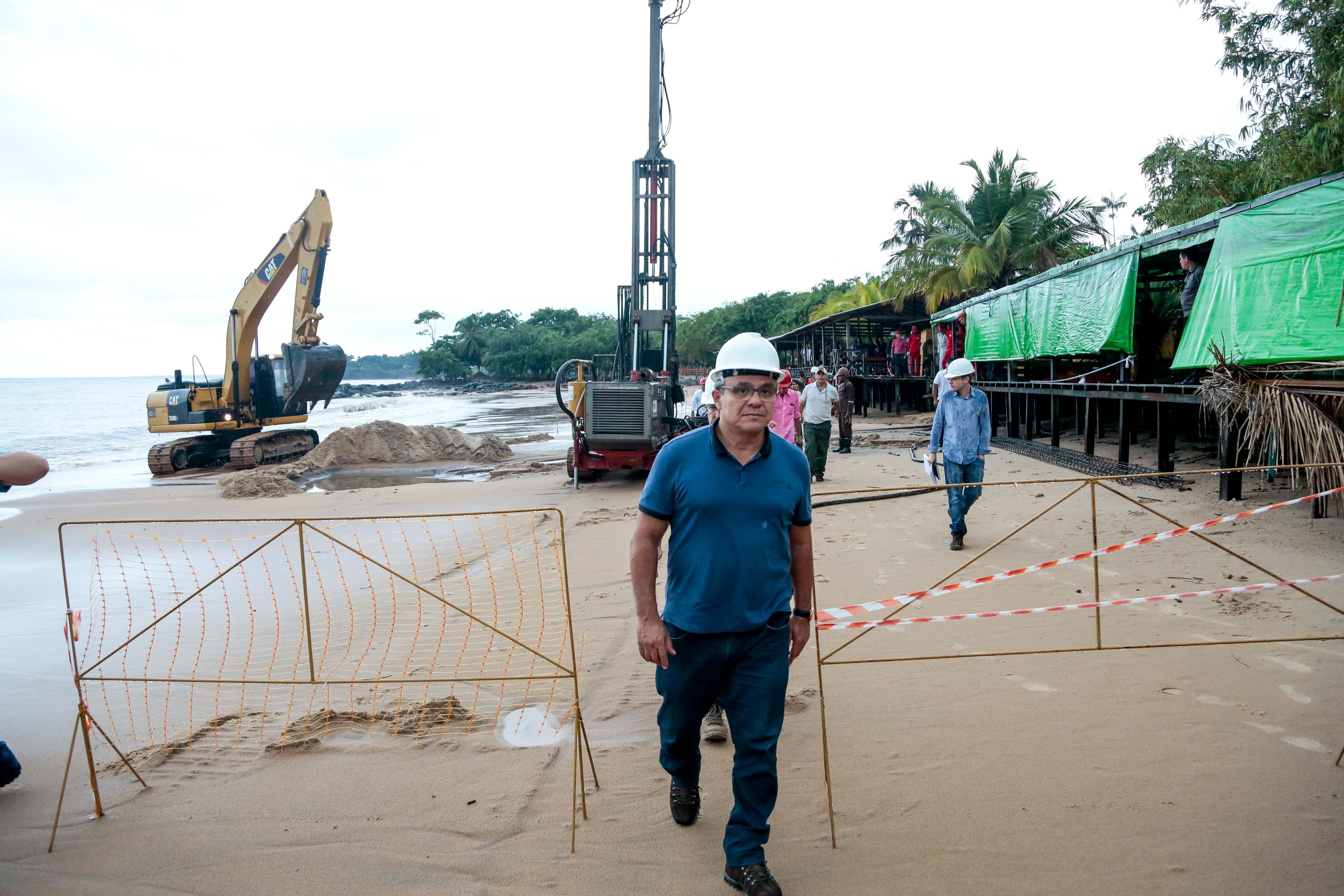 Obras na orla de Mosqueiro seguem em ritmo acelerado