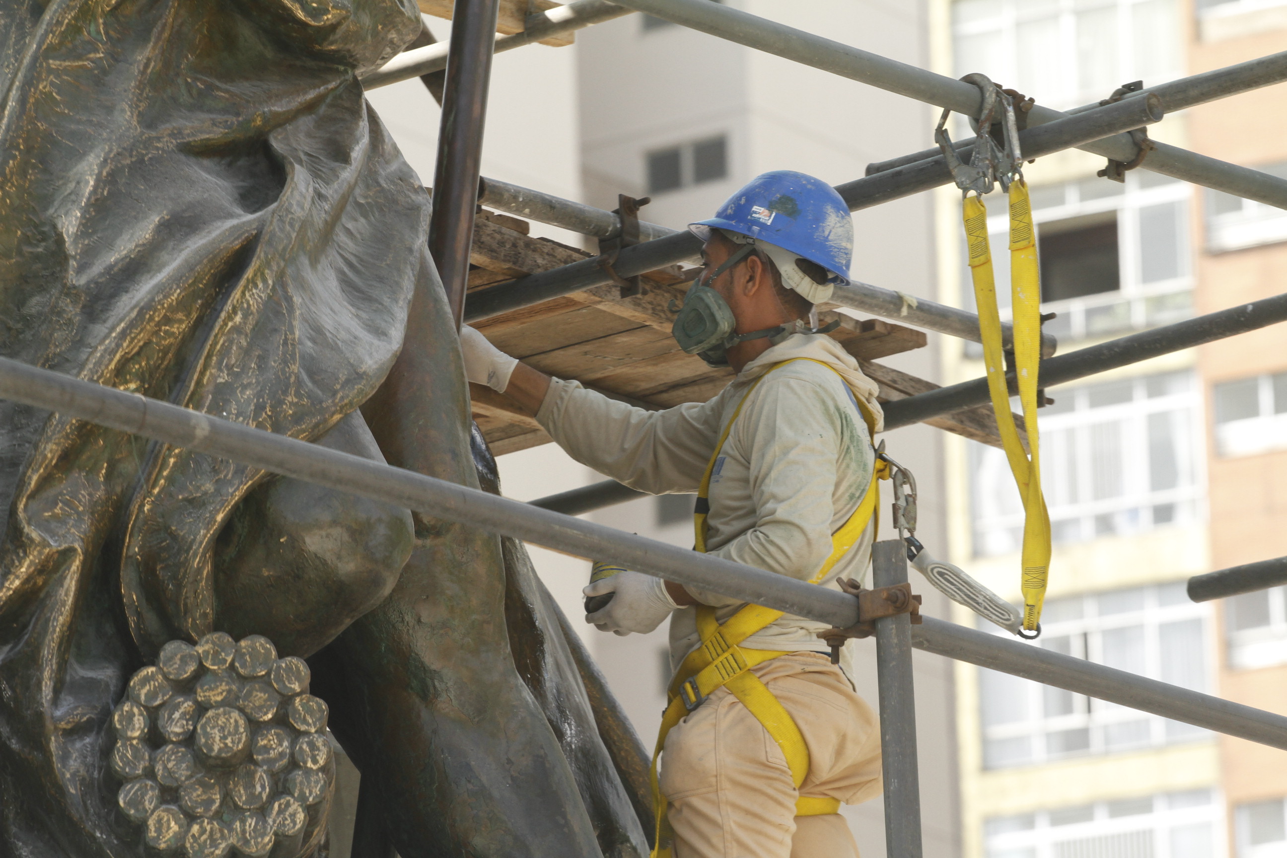 Obras de restauração da Praça da República chegam à fase final  
