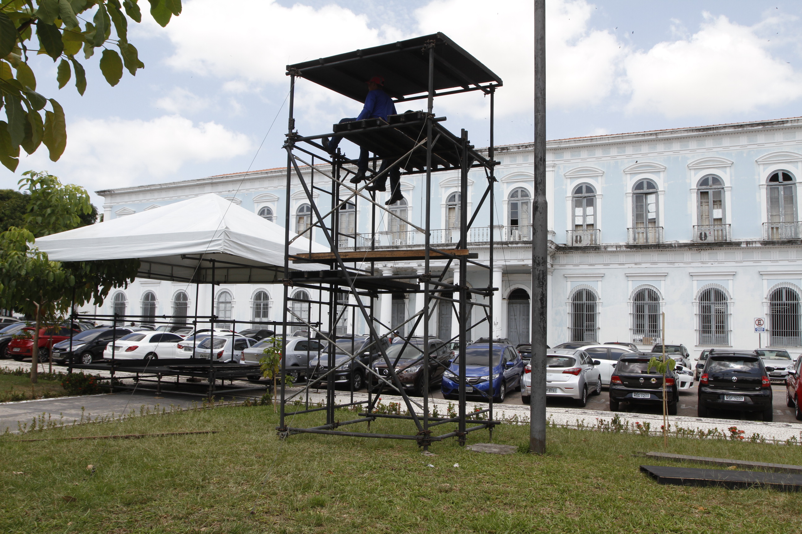 Palácio Antônio Lemos recebe projeções audiovisuais no Festival Amazônia Mapping 