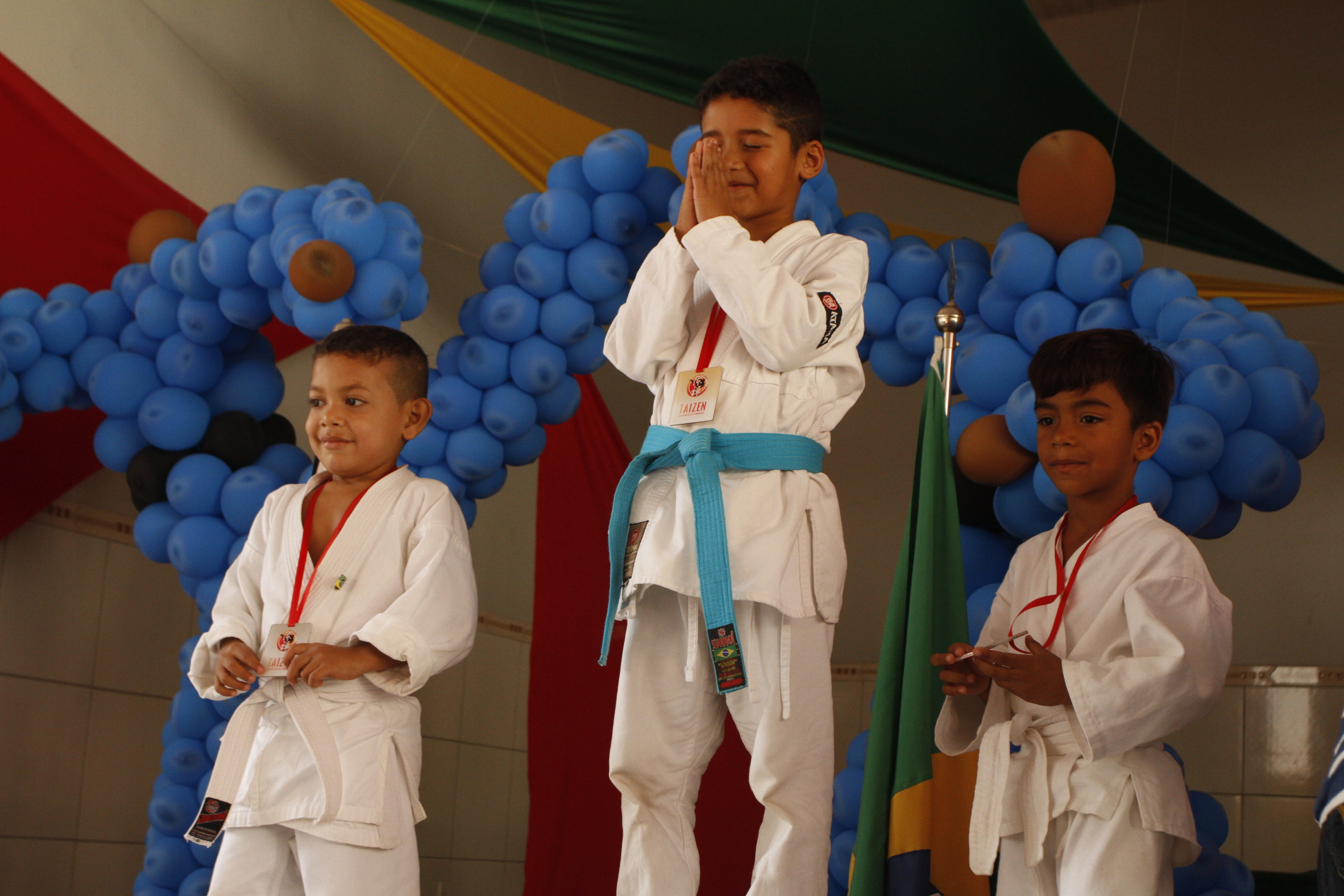 Alunos da Funbosque participam de torneio de Karatê